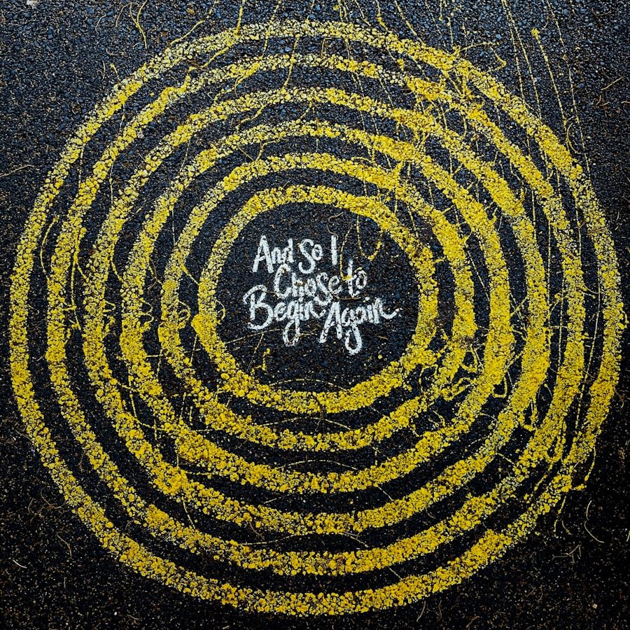 yellow and black round logo